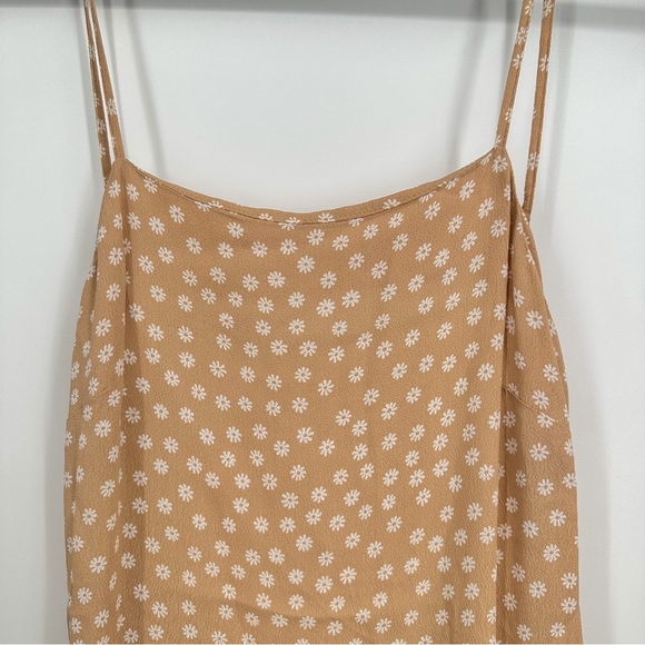 Reformation Cece Dandelion Low Back Backless Mini Dress Peach Orange - Picture 4 of 6